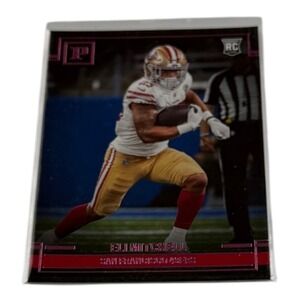 2021 Panini Chronicles Eli Mitchell San Francisco 49ers RC Pink PA-17 Rookie
